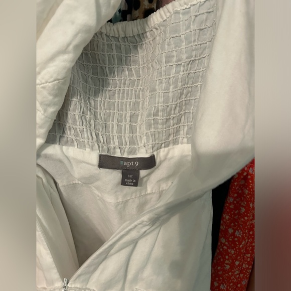 Apt. 9 White Lace Striped Dress - Picture 10 of 10